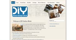 Desktop Screenshot of diyoutdoorblinds.co.za